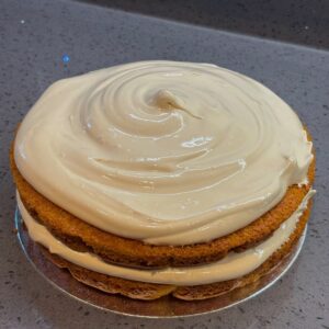 Carrot Cake with maple frosting