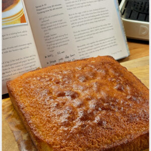 Freshly baked lemon drizzle cake, golden and moist with a zesty glaze — homemade with love by MumsFavouriteBakes