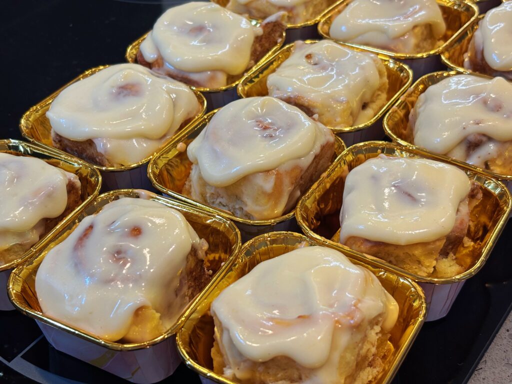 Mini Cinnamon Rolls with Cream Cheese Frosting