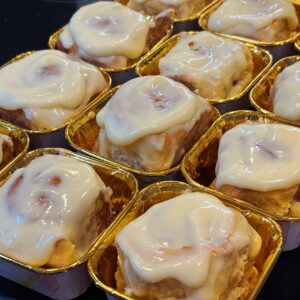 Mini Cinnamon Rolls with Cream Cheese Frosting